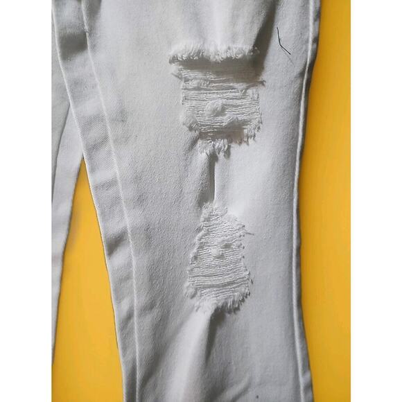 BoomBoom Destroyed Skinny Jeans Size 4 Inseam 24.5 Nwt Excellent A126 Distressed - Picture 4 of 7